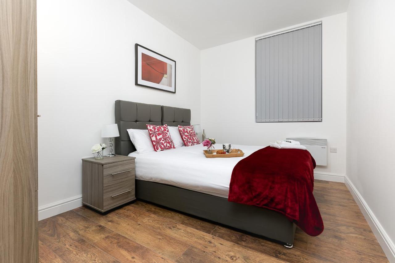 Kvm - City Apartment 9 - Contractors - Town Centre By Kvm Stays Peterborough Exteriér fotografie